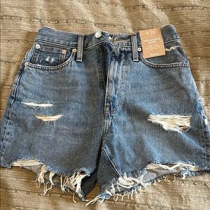 Madewell “Mom Jean” Denim Shorts NWT